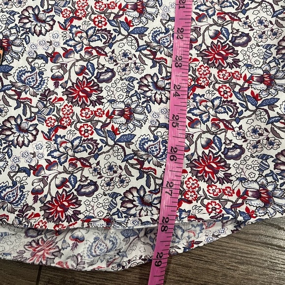 [16.5/17/L]Coogi Luxe Men's Floral Pattern Shirt Black/Red/White/Contemperary - Picture 10 of 11